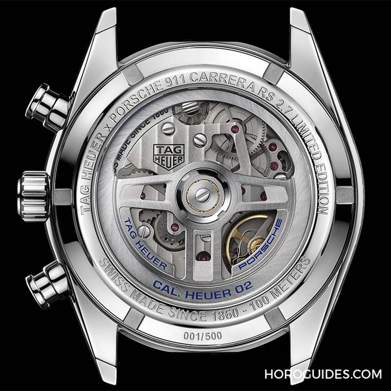 TAG HEUER - 最速德國量產(chǎn)車問世50年，TAG Heuer推出Porsche 911 Carrera RS 2.7限量腕表傳神演繹