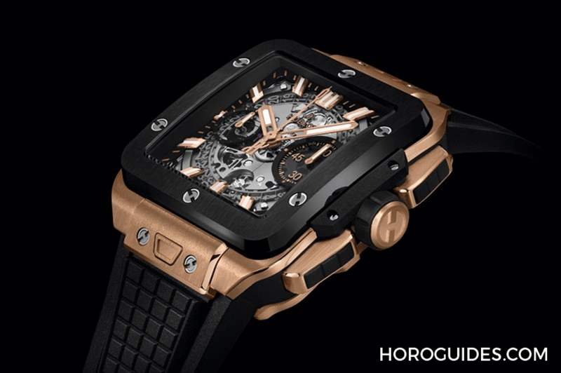 HUBLOT - 高階運動方表這樣搭，怎一個瀟灑了得｜Hublot Square Bang Unico計時碼表