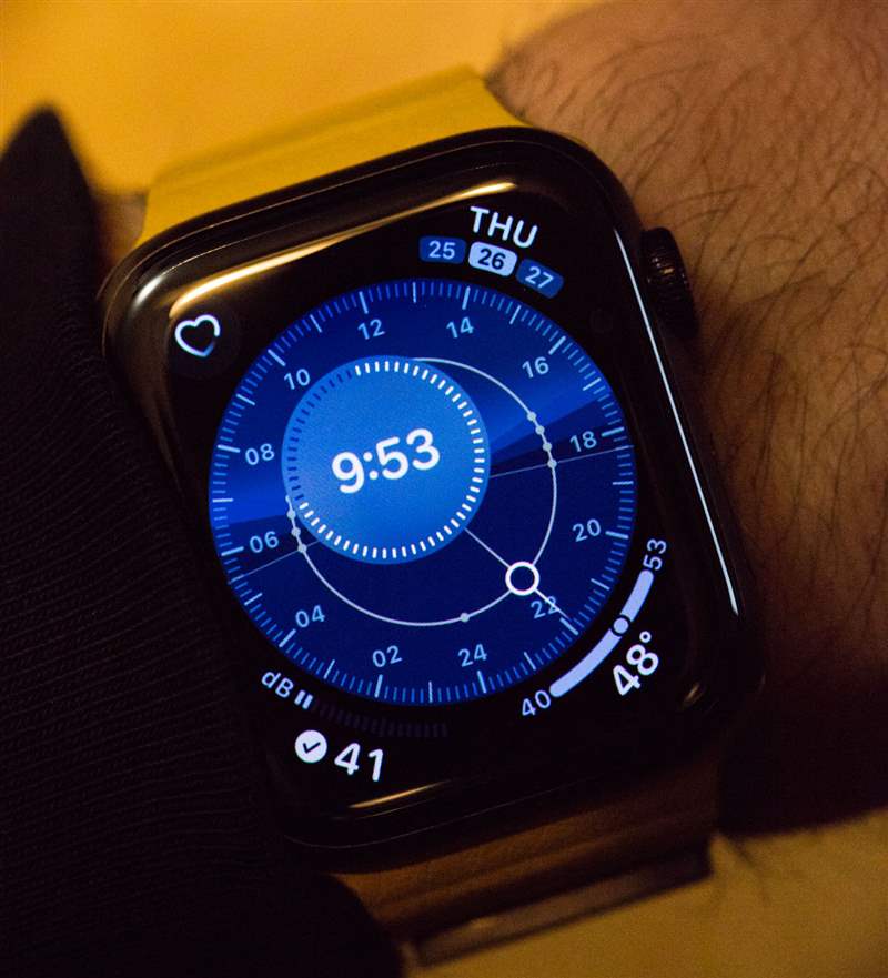 Apple Watch Series 5 在手腕上顯示我最欣賞的信息-復刻表