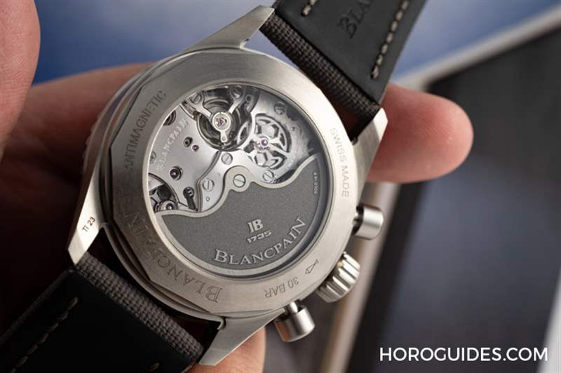 18K紅金藍面、23級鈦灰面,Blancpain五十噚深潛器飛返計時碼表兩款延伸新作-復刻表