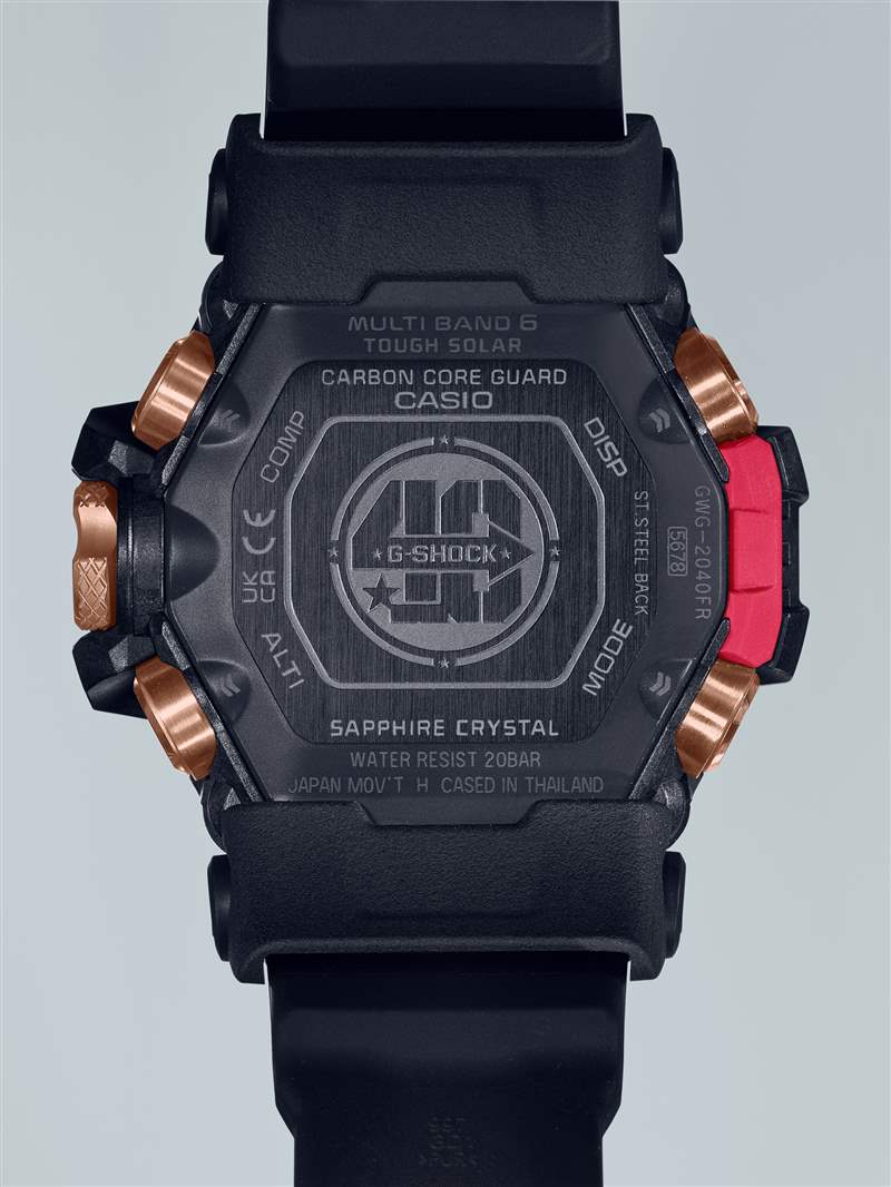 推出G-Shock 慶祝其成立 40 周年,發布了一些火紅的手表和巧妙的霧霾-復刻表