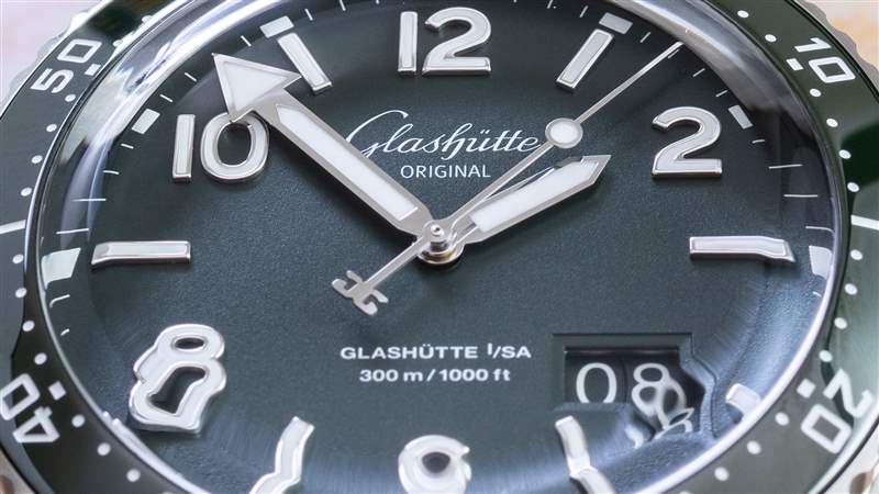 動手實踐:格拉蘇蒂原創 SeaQ 綠色表盤精鋼潛水表-復刻表