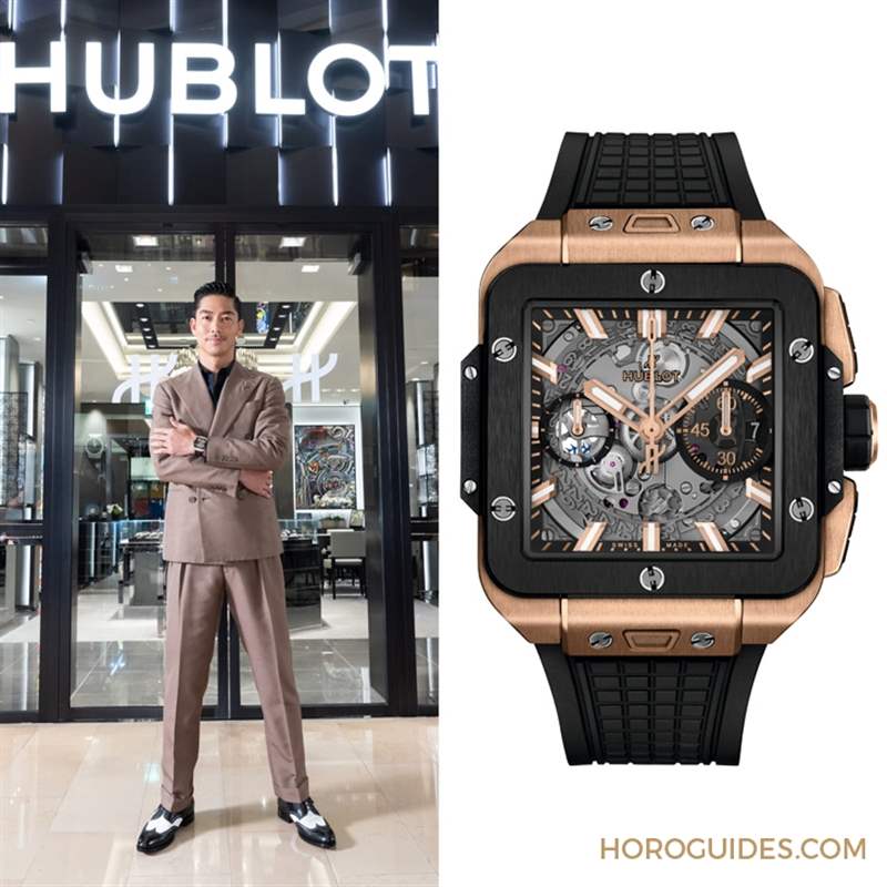 HUBLOT - 高階運動方表這樣搭，怎一個瀟灑了得｜Hublot Square Bang Unico計時碼表