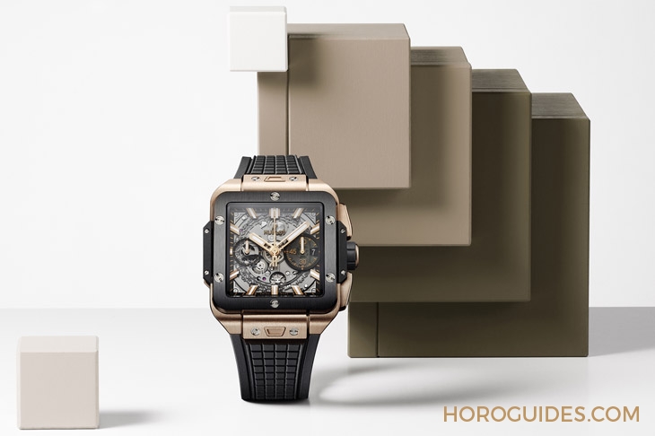 HUBLOT - 高階運動方表這樣搭，怎一個瀟灑了得｜Hublot Square Bang Unico計時碼表