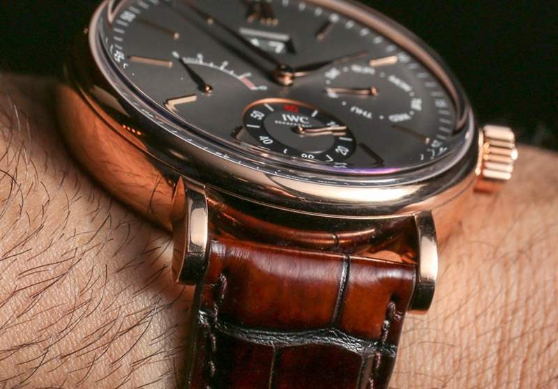 IWC柏濤菲諾手動上鏈星期和日期手表動手-復刻表