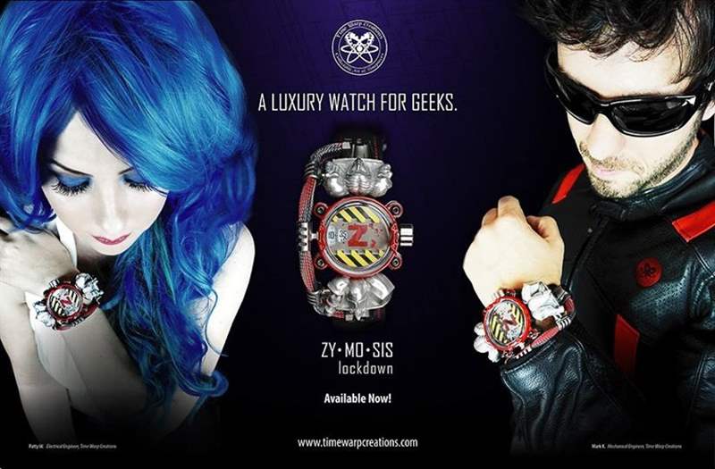Time Warp Creations Zymosis Lockdown手表:很容易成為你這一周見過的最奇怪的事情-復刻表