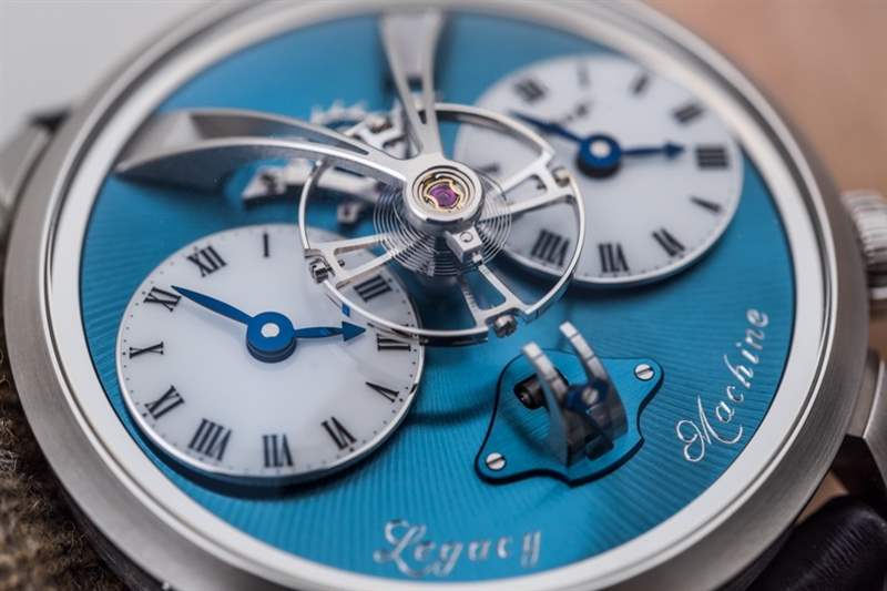 MB&F Legacy Machine 1鉑金腕表配藍色表盤-復刻表
