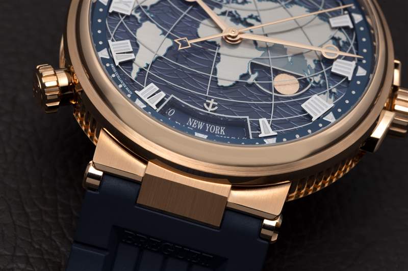 Breguet Marine Hora Mundi 表盤細節