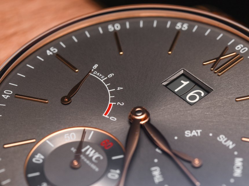 IWC柏濤菲諾手動上鏈星期和日期手表動手-復刻表