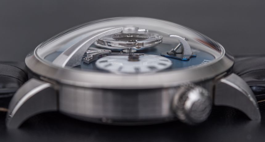 MB&F Legacy Machine 1鉑金腕表配藍色表盤-復刻表