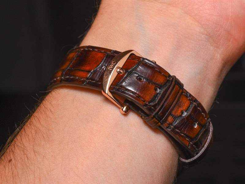 IWC柏濤菲諾手動上鏈星期和日期手表動手-復刻表