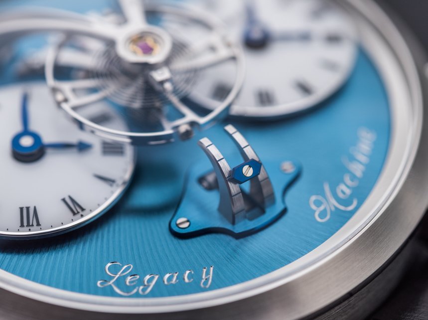 MB&F Legacy Machine 1鉑金腕表配藍色表盤-復刻表