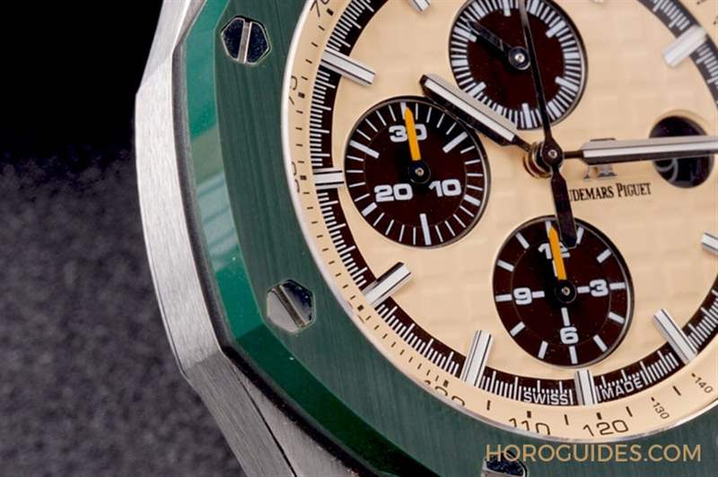 迷彩風愛彼ROO計時碼表第一次使用綠陶瓷-復刻表