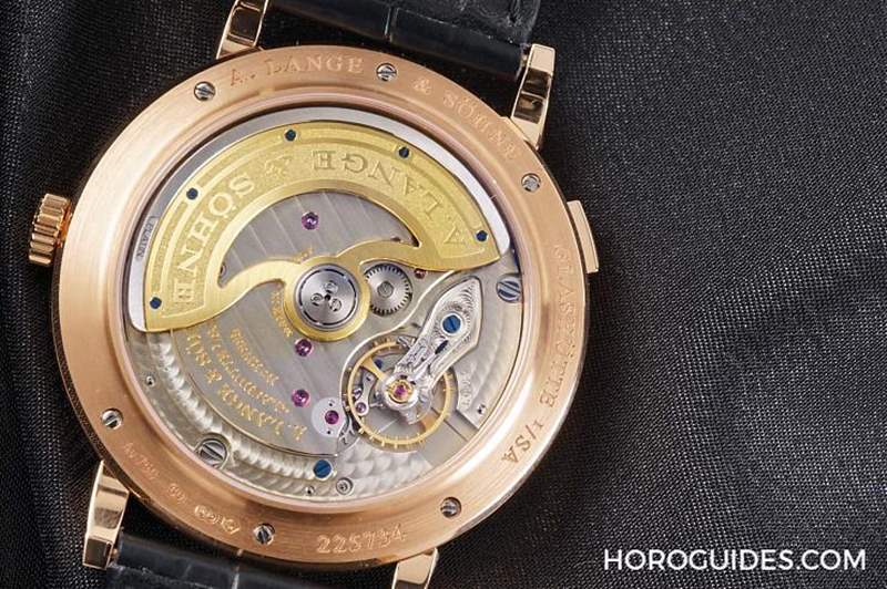 招牌大日歷正裝表黑表盤更有型朗格Saxonia Moon Phase-復刻表