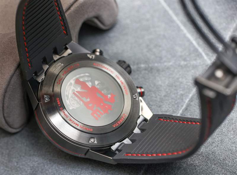 泰格豪雅 Carrera Heuer 01 Manchester United Red Devil 手表上手-復刻表