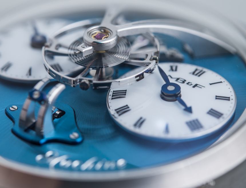 MB&F Legacy Machine 1鉑金腕表配藍色表盤-復刻表