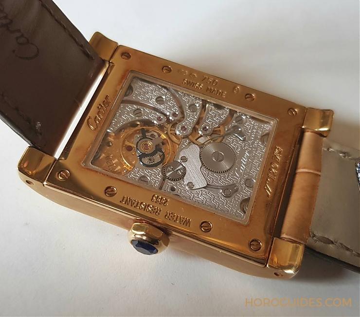 Cartier超強悍螺絲坦克Tank a vis time and calendar apertures-復刻表