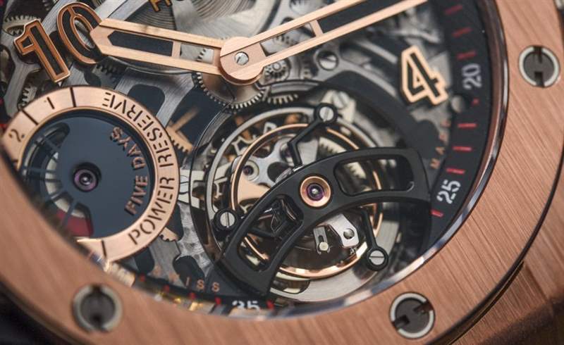 宇舶Big Bang陀飛輪5天動力儲存指示器腕表上手操作-復(fù)刻表