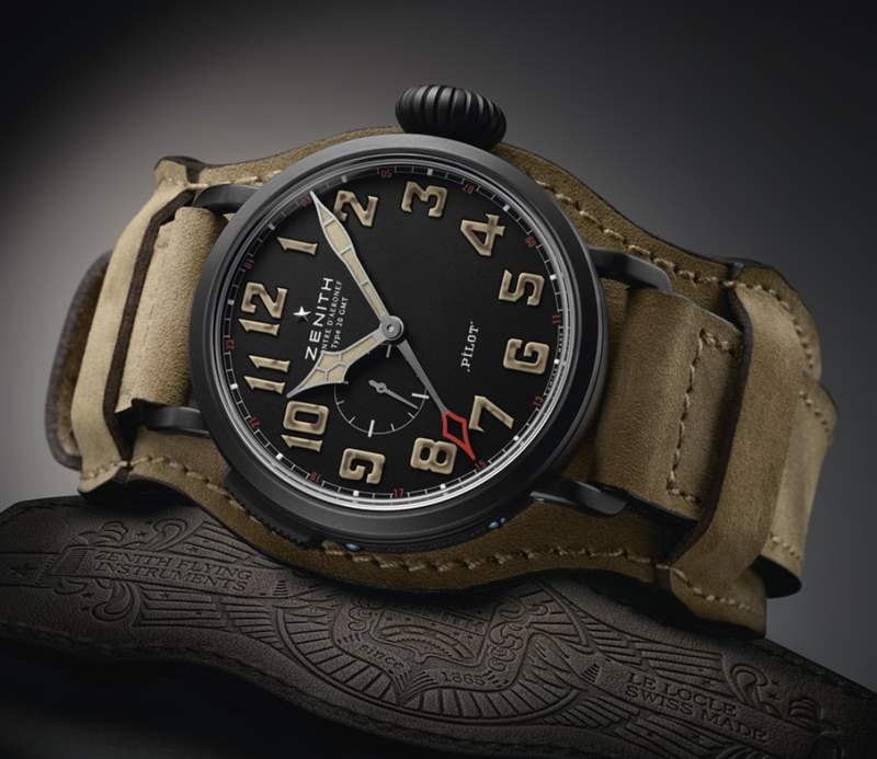 真力時Pilot Montre d'Aeronef Type 20 GMT 1903手表慶祝萊特兄弟-復刻表