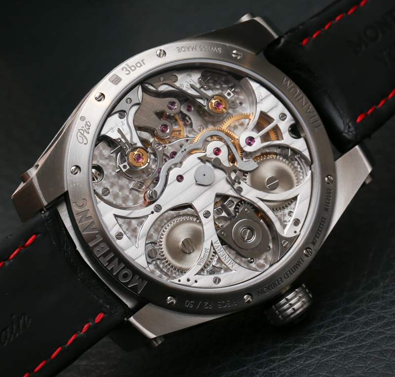 萬寶龍時光行者計時碼表100腕表動手實踐:2014年的概念腕表終于問世-復刻表