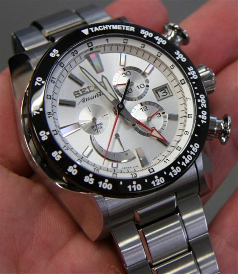 精工阿南塔彈簧驅(qū)動器計時白 1