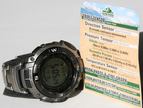 卡西歐探路者PAW-1500T-7V手表-復刻表