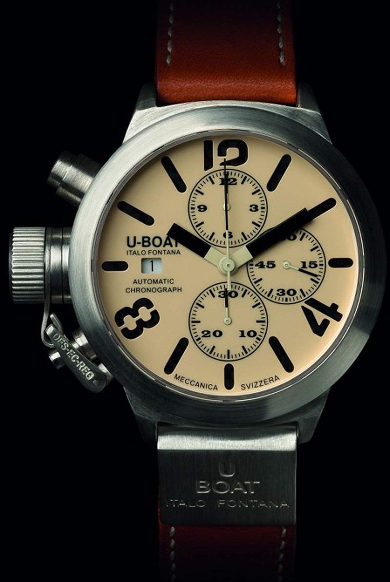 U-Boat Classico 925系列限量版銀色腕表-復刻表