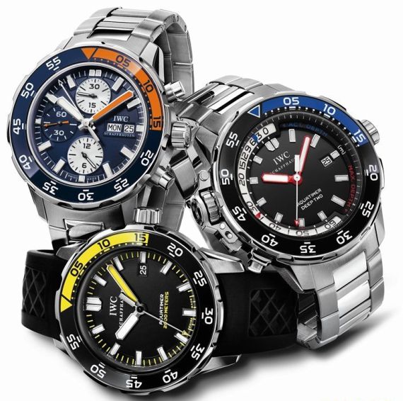 IWS廠萬國表海洋時(shí)計(jì)四分之一黃腕表IW356802-復(fù)刻表