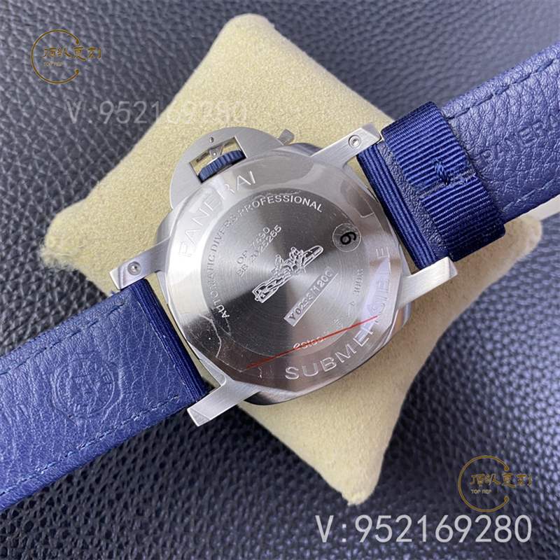 SBF廠(VS廠)新品沛納海pam1289藍(lán)色拋光圈口腕表做工如何-復(fù)刻表