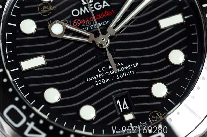 SBF廠(VS廠)歐米茄海馬300升級V3版怎么樣,機芯添加小砝碼-復(fù)刻表