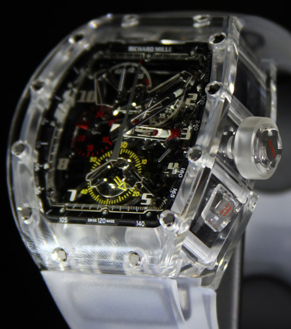 理查德米勒RM 056全藍寶石水晶腕表-復(fù)刻表