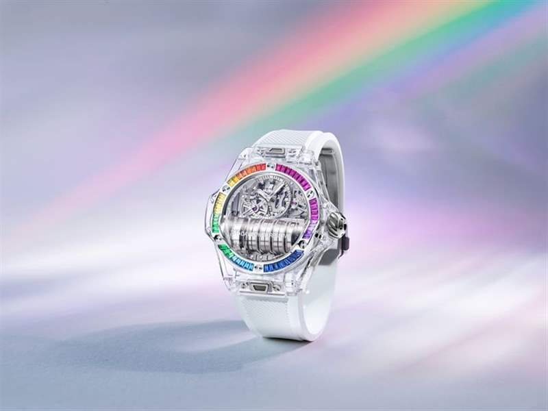 HUBLOT藍(lán)寶石不只晶透亮還有螢光黃SAXEM滿滿科技含量-復(fù)刻表