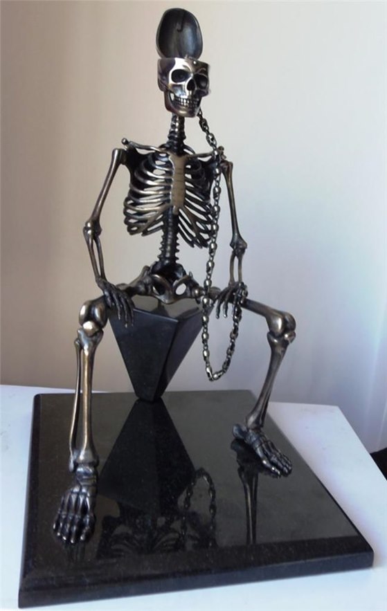 骷髏懷表復古 4