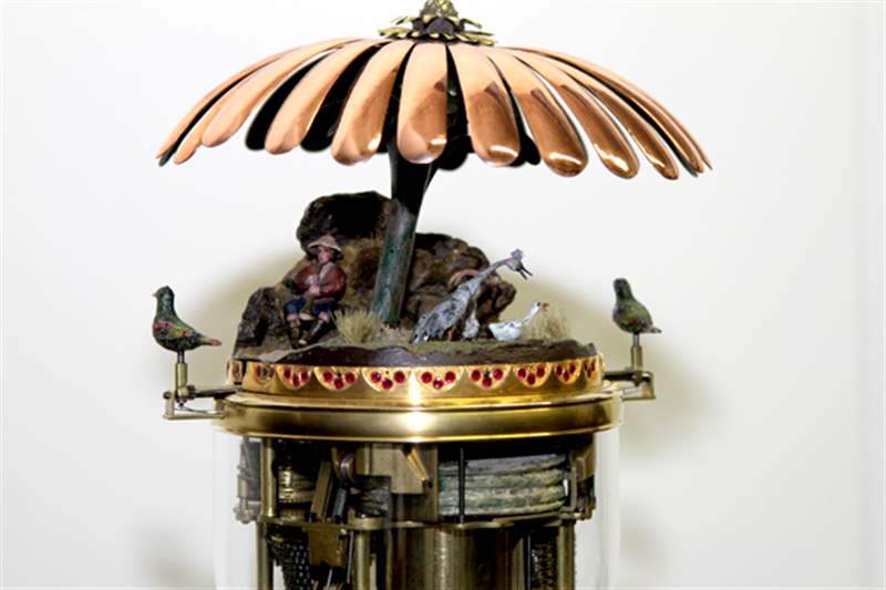 瑞士鐘表博物館中陳舊的自動機和其他發條裝置作品-復刻表