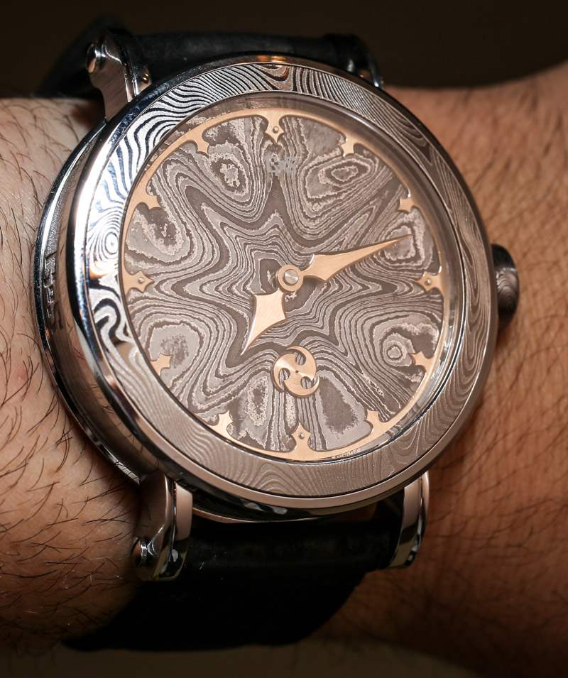 Gustafsson & Sjogren手表采用全大馬士革鋼表殼和機芯;動手實踐-復刻表