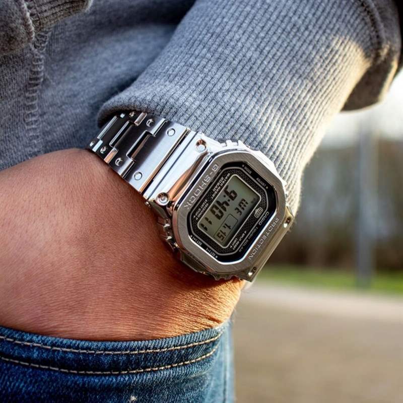 G-Shock GMW-B5000D-1 金屬感加持|5款人氣Casio G-Shock GMW-B5000腕表推介-復(fù)刻表