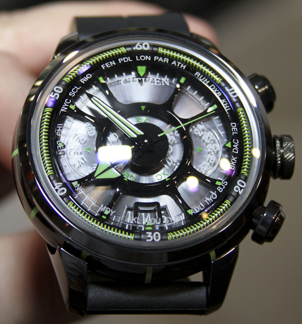 西鐵城光動能衛(wèi)星電波手表上手-復(fù)刻表