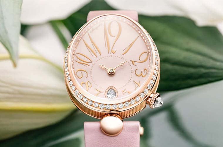 寶璣那不勒斯8918女表繼黑、白琺瑯面后再添玫瑰金表殼粉紅色面盤新作-復(fù)刻表