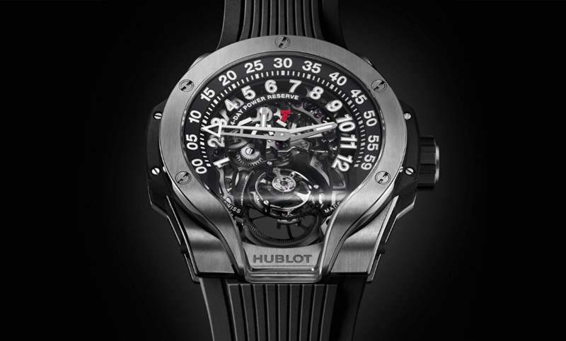 HUBLOT全新MP-13雙軸陀飛輪雙逆跳腕表挑戰極限工藝-復刻表