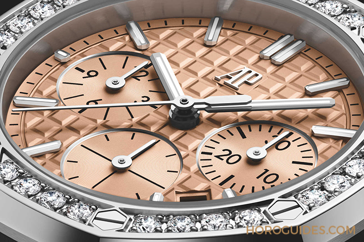 AUDEMARS PIGUET - 寶石圈與彩色面盤的華麗方程式｜AP皇家橡樹離岸型37毫米自動上鏈計時碼表