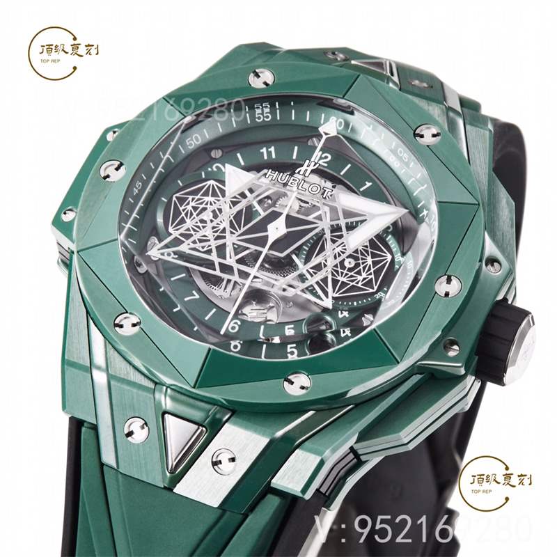 BBF廠宇舶大爆炸刺青二代綠色陶瓷腕表評測,和zf廠刺青有區別嗎-復刻表