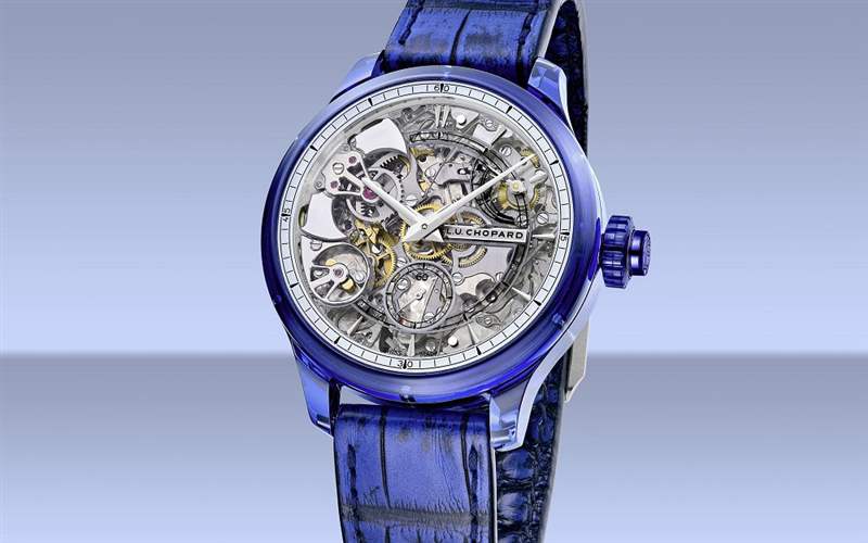 Chopard推出L.U.C Full Strike Blue Sapphire藍色藍寶石表殼三問腕表-復刻表