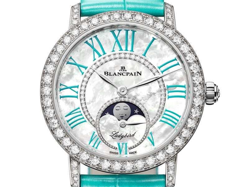 Blancpain推出Ladybird Colors小秒針腕表和月相腕表:春日色彩-復刻表