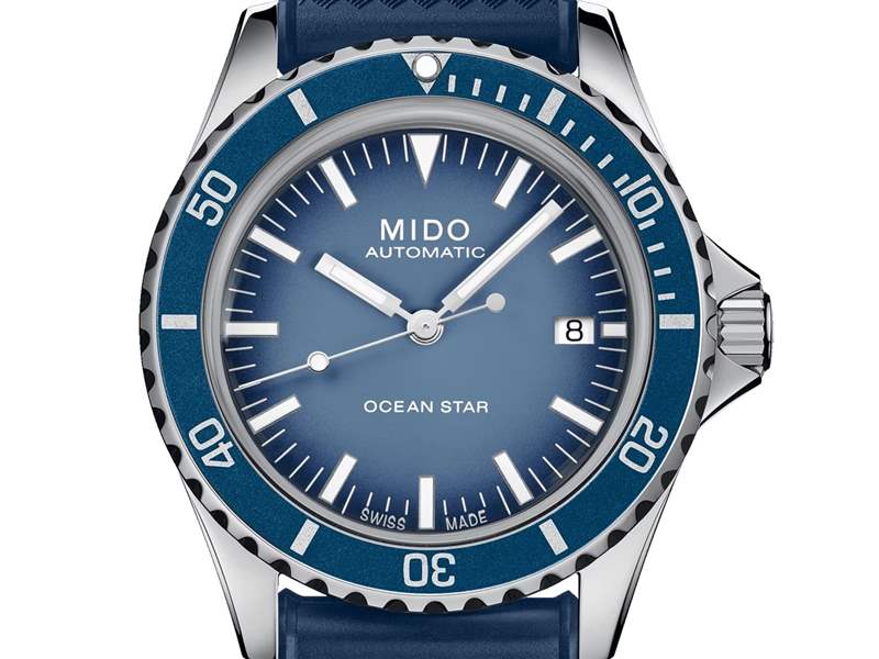 美度推出Ocean Star Tribute Gradient Blue漸變藍色表盤腕表-復刻表