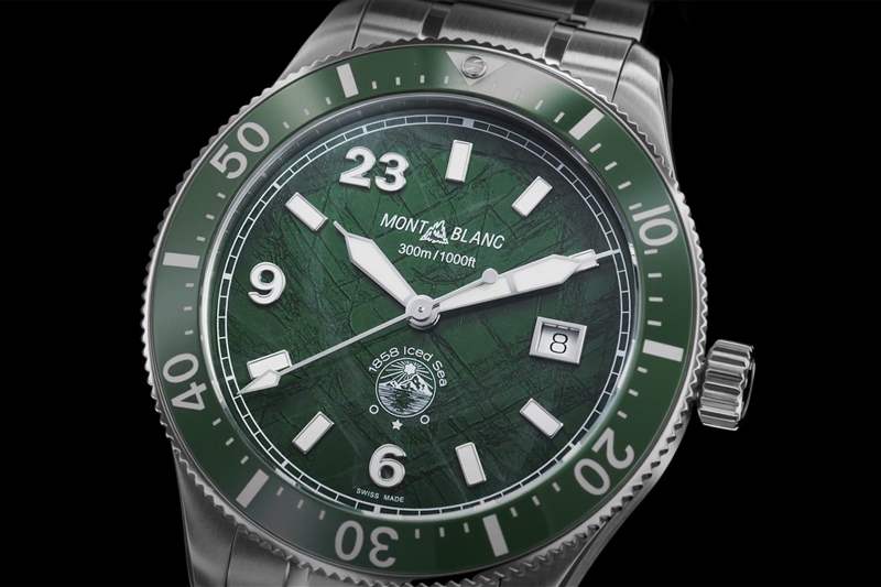 Montblanc推出1858 Iced Sea Limited Edition FWC限量版綠色表盤潛水腕表-復刻表