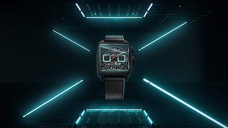 TAG Heuer 3款新Monaco防水計時手表鏤空透底配松綠飾面極吸睛-復刻表