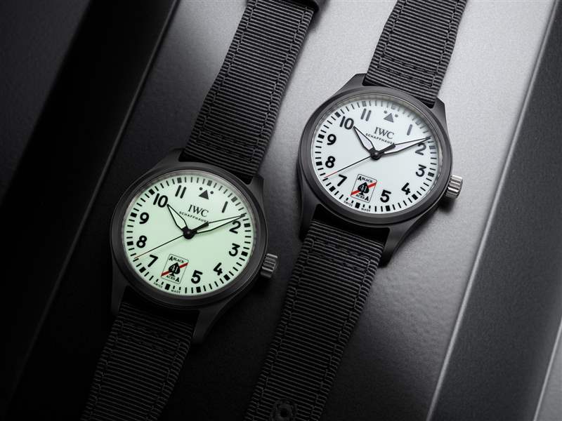 IWC萬(wàn)國(guó)推出Pilot’s Watch Automatic 41 Black Aces黑桃A特別版腕表：夜光表盤-復(fù)刻表