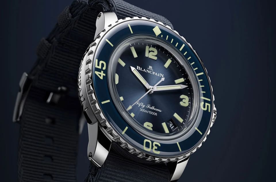 寶珀五十噚70周年紀念表換上藍色調展現僅此一只的獨特性-復刻表