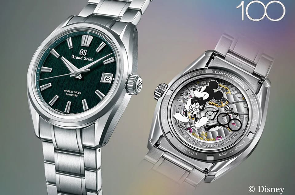 GRAND SEIKO推出迪士尼100周年紀念表限量數、發售方式、價格總整理-復刻表