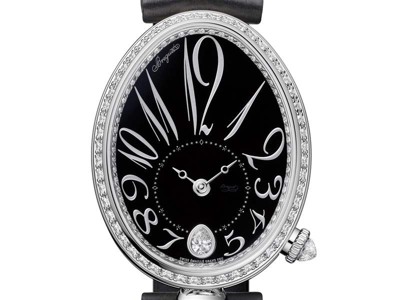 寶璣推出Reine De Naples 8918腕表新作:黑色大明火琺瑯表盤 寶璣推出Reine De Naples 8918腕表新作:黑色大明火琺瑯表盤-復(fù)刻表